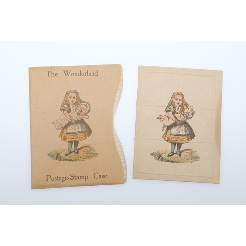 61 - LEWIS CARROLL. Wonderland Postage Stamp Case and Letter. Lewis Carroll. Wonderland Postage Stamp Cas... 