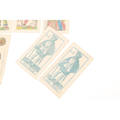 72 - CARLO ZANARDI. Playing Cards, c. 1855. Carlo Zanardi. Playing Cards, Romagnole Pattern, 40 cards, pr... 