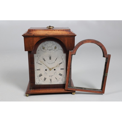 439 - AN EARLY 19TH CENTURY MAHOGANY BRACKET CLOCK. the 8 3/4