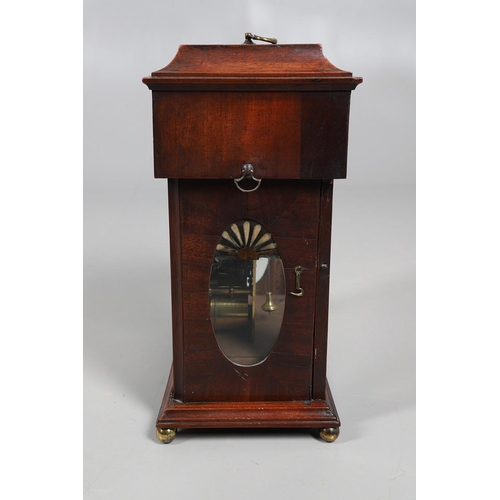 439 - AN EARLY 19TH CENTURY MAHOGANY BRACKET CLOCK. the 8 3/4