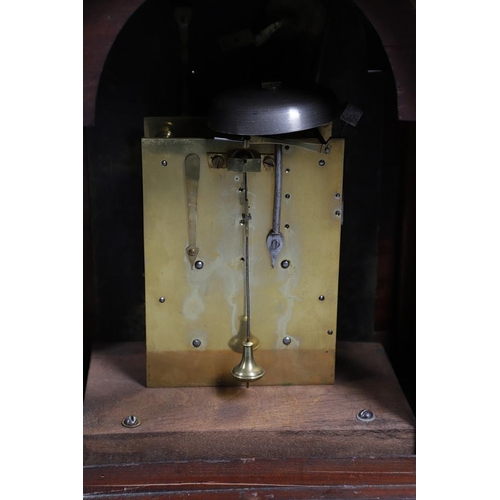 439 - AN EARLY 19TH CENTURY MAHOGANY BRACKET CLOCK. the 8 3/4