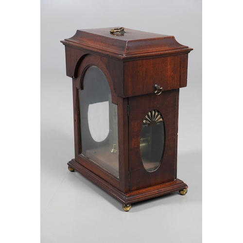 439 - AN EARLY 19TH CENTURY MAHOGANY BRACKET CLOCK. the 8 3/4