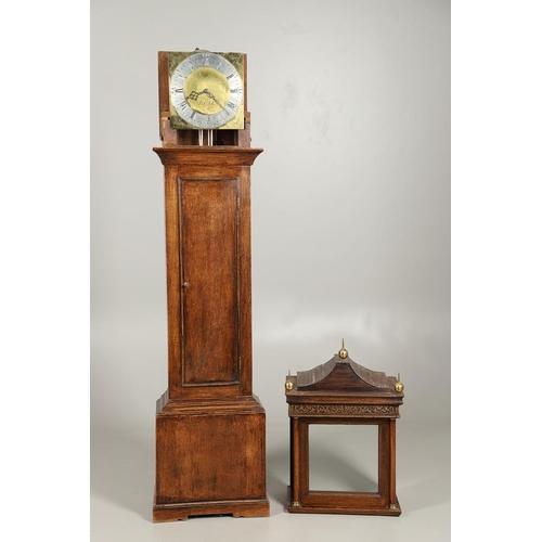 440 - A LATE 18TH CENTURY OAK LONGCASE CLOCK. the 11