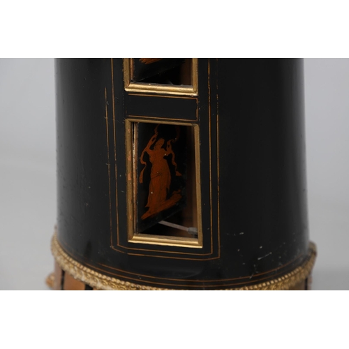 467 - AN EBONISED AND GILTWOOD 'GRECIAN' HARP BY SEBASTIAN ERARDS. 19th century, the gilded Corinthian col... 