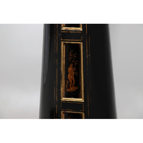 467 - AN EBONISED AND GILTWOOD 'GRECIAN' HARP BY SEBASTIAN ERARDS. 19th century, the gilded Corinthian col... 