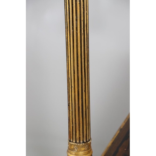 467 - AN EBONISED AND GILTWOOD 'GRECIAN' HARP BY SEBASTIAN ERARDS. 19th century, the gilded Corinthian col... 