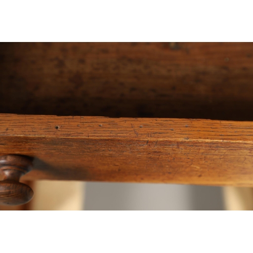 483 - A LATE 19TH CENTURY OAK PARTNERS DESK. the top inset with gilt tooled green leather over an arrangem... 