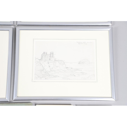 355 - LEONARD RUSSELL SQUIRRELL, RWS (1893-1979). NORTH BERWICK;EDINBURGH FROM CALTON HILL; DIRLETON CASTL... 