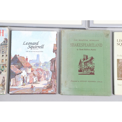 355 - LEONARD RUSSELL SQUIRRELL, RWS (1893-1979). NORTH BERWICK;EDINBURGH FROM CALTON HILL; DIRLETON CASTL... 