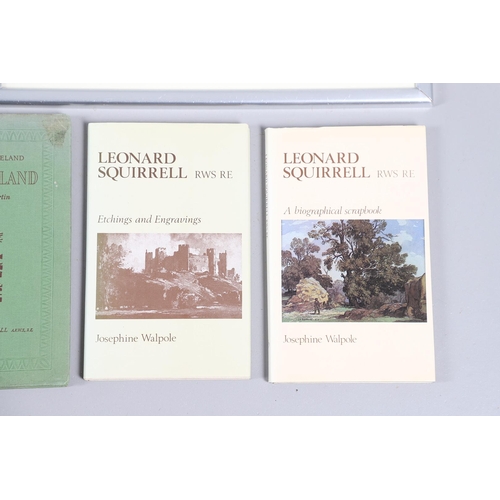 355 - LEONARD RUSSELL SQUIRRELL, RWS (1893-1979). NORTH BERWICK;EDINBURGH FROM CALTON HILL; DIRLETON CASTL... 