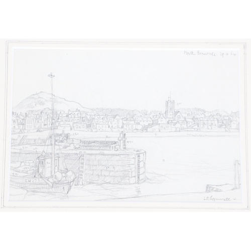 355 - LEONARD RUSSELL SQUIRRELL, RWS (1893-1979). NORTH BERWICK;EDINBURGH FROM CALTON HILL; DIRLETON CASTL... 