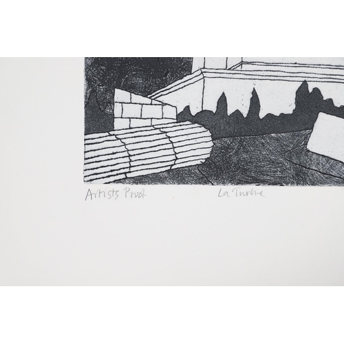 421 - JULIAN TREVELYAN, RA (1910-1988). LA TURBIE (Turner 301). (d) Etching with aquatint, 1973, printed b... 