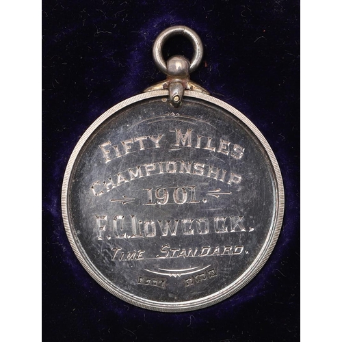 552 - LARGE COLLECTION OF EARLY CYCLING GOLD & SILVER MEDALS, & EPHEMERA - FREDERICK LOWCOCK. A large and ... 