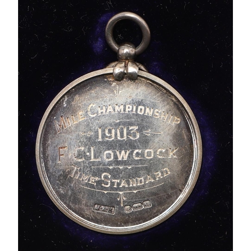 552 - LARGE COLLECTION OF EARLY CYCLING GOLD & SILVER MEDALS, & EPHEMERA - FREDERICK LOWCOCK. A large and ... 