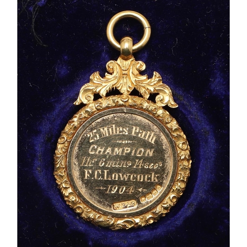 552 - LARGE COLLECTION OF EARLY CYCLING GOLD & SILVER MEDALS, & EPHEMERA - FREDERICK LOWCOCK. A large and ... 