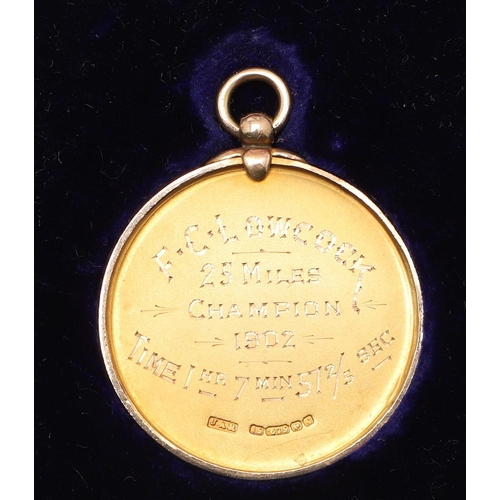 552 - LARGE COLLECTION OF EARLY CYCLING GOLD & SILVER MEDALS, & EPHEMERA - FREDERICK LOWCOCK. A large and ... 