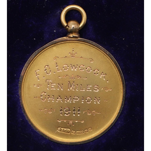 552 - LARGE COLLECTION OF EARLY CYCLING GOLD & SILVER MEDALS, & EPHEMERA - FREDERICK LOWCOCK. A large and ... 