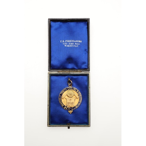 552 - LARGE COLLECTION OF EARLY CYCLING GOLD & SILVER MEDALS, & EPHEMERA - FREDERICK LOWCOCK. A large and ... 