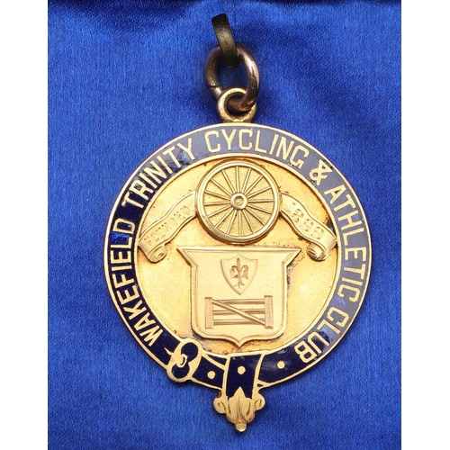 552 - LARGE COLLECTION OF EARLY CYCLING GOLD & SILVER MEDALS, & EPHEMERA - FREDERICK LOWCOCK. A large and ... 