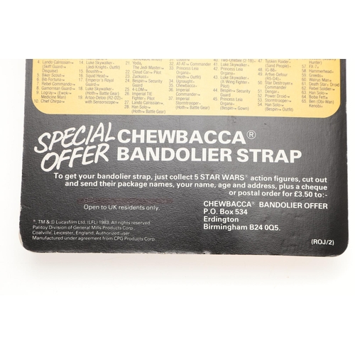 579 - STAR WARS CARDED FIGURE BY PALITOY - LUKE SKYWALKER. A carded MOC Return of the Jedi figure of Luke ... 