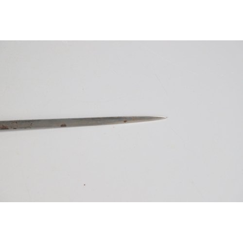 102 - AN 1897 PATTERN GEORGE V INFANTRY OFFICER'S SWORD. With an 83 cm tapering pointed blade with partial... 