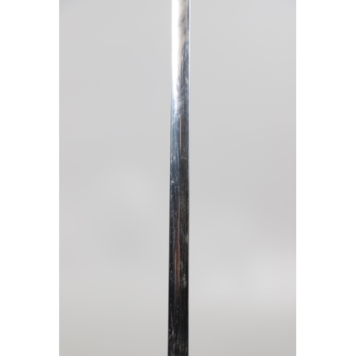 110 - A WILKINSON COURT SWORD HAVING BELONGED TO THE HIGH SHERIFF OF WARWICKSHIRE. With a 79 cm three edge... 