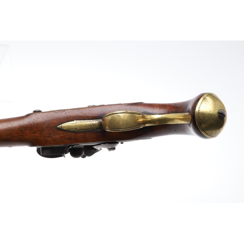 2 - A LATE 18TH CENTURY FLINTLOCK HOLSTER PISTOL BY ELLSTON OF DONCASTER. A fine quality holster pistol ... 