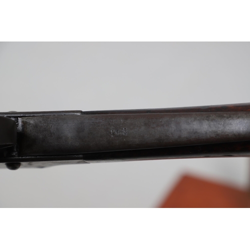 24 - AN ENFIELD MARTINI HENRY MARK IV MILITARY RIFLE. With an 82 cm rifled barrel, 11.05 mm at the muzzle... 