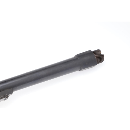 25 - A SPARE BARREL FOR A .577/450 MARTINI HENRY RIFLE. An 84 cm steel barrel with clear rifling, folding... 