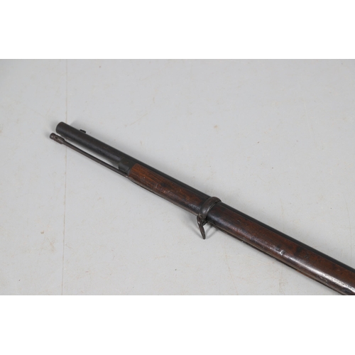 29 - A VICTORIAN SNIDER RIFLE. A Snider two-band service rifle with a 75 cm barrel with rising adjustable... 