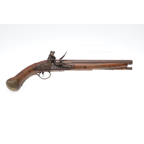 3 - A TOWER ISSUED 1801 PATTERN 'LONG' SEA SERVICE PISTOL. With a 30.5 cm(12in) tapering barrel with var... 