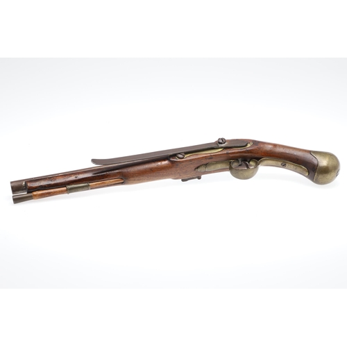 3 - A TOWER ISSUED 1801 PATTERN 'LONG' SEA SERVICE PISTOL. With a 30.5 cm(12in) tapering barrel with var... 