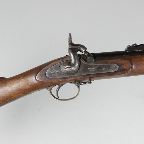 30 - A TOWER ISSUED PATTERN 53 THREE BAND RIFLE. With a 99cm tapering barrel with with three grove riflin... 