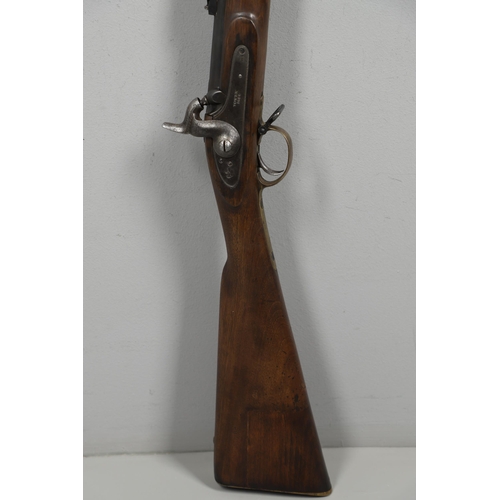 30 - A TOWER ISSUED PATTERN 53 THREE BAND RIFLE. With a 99cm tapering barrel with with three grove riflin... 