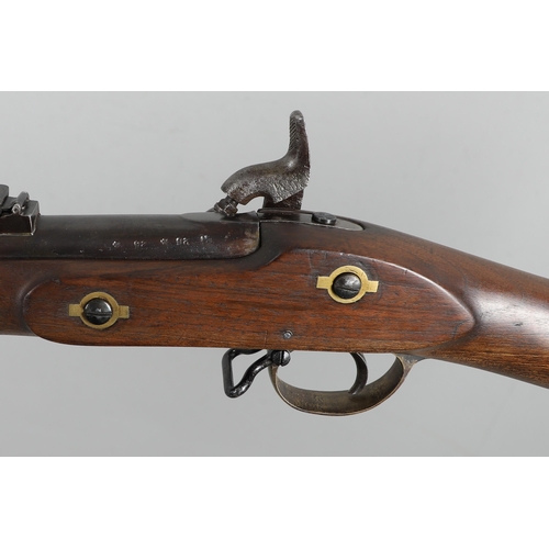 30 - A TOWER ISSUED PATTERN 53 THREE BAND RIFLE. With a 99cm tapering barrel with with three grove riflin... 