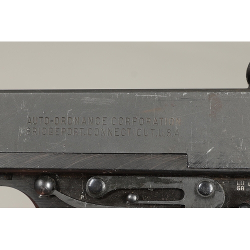 39 - A DEACTIVATED AUTO-ORDNANCE CORPORATION THOMPSON .45 ACP SUBMACHINE GUN. An Auto Ordnance Corporatio... 