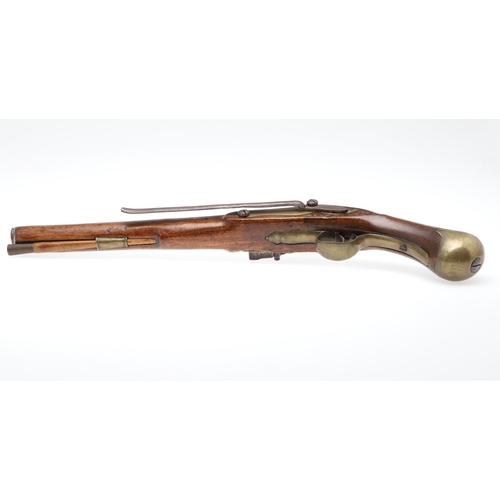 4 - A TOWER ISSUED 1801 PATTERN 'LONG' SEA SERVICE PISTOL. With a 30.5 cm(12in) tapering barrel with var... 