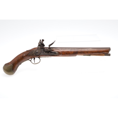 4 - A TOWER ISSUED 1801 PATTERN 'LONG' SEA SERVICE PISTOL. With a 30.5 cm(12in) tapering barrel with var... 