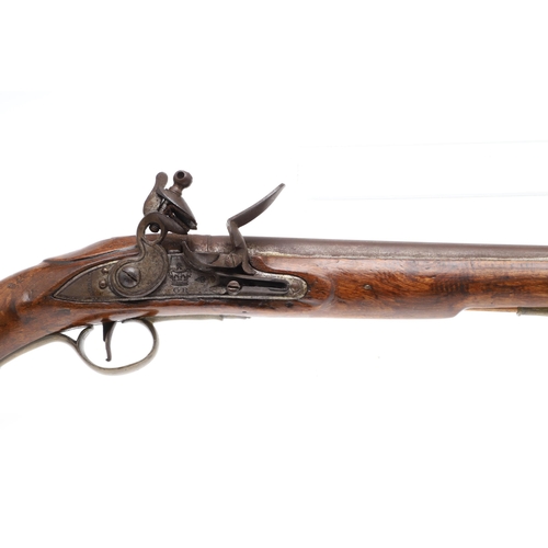 4 - A TOWER ISSUED 1801 PATTERN 'LONG' SEA SERVICE PISTOL. With a 30.5 cm(12in) tapering barrel with var... 