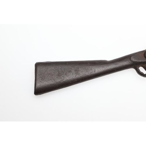 40 - AN AMERICAN CAST IRON MINIATURE RIFLE MARKED FOR THE '12 N H VOLS'. A cast Iron miniature rifle mark... 