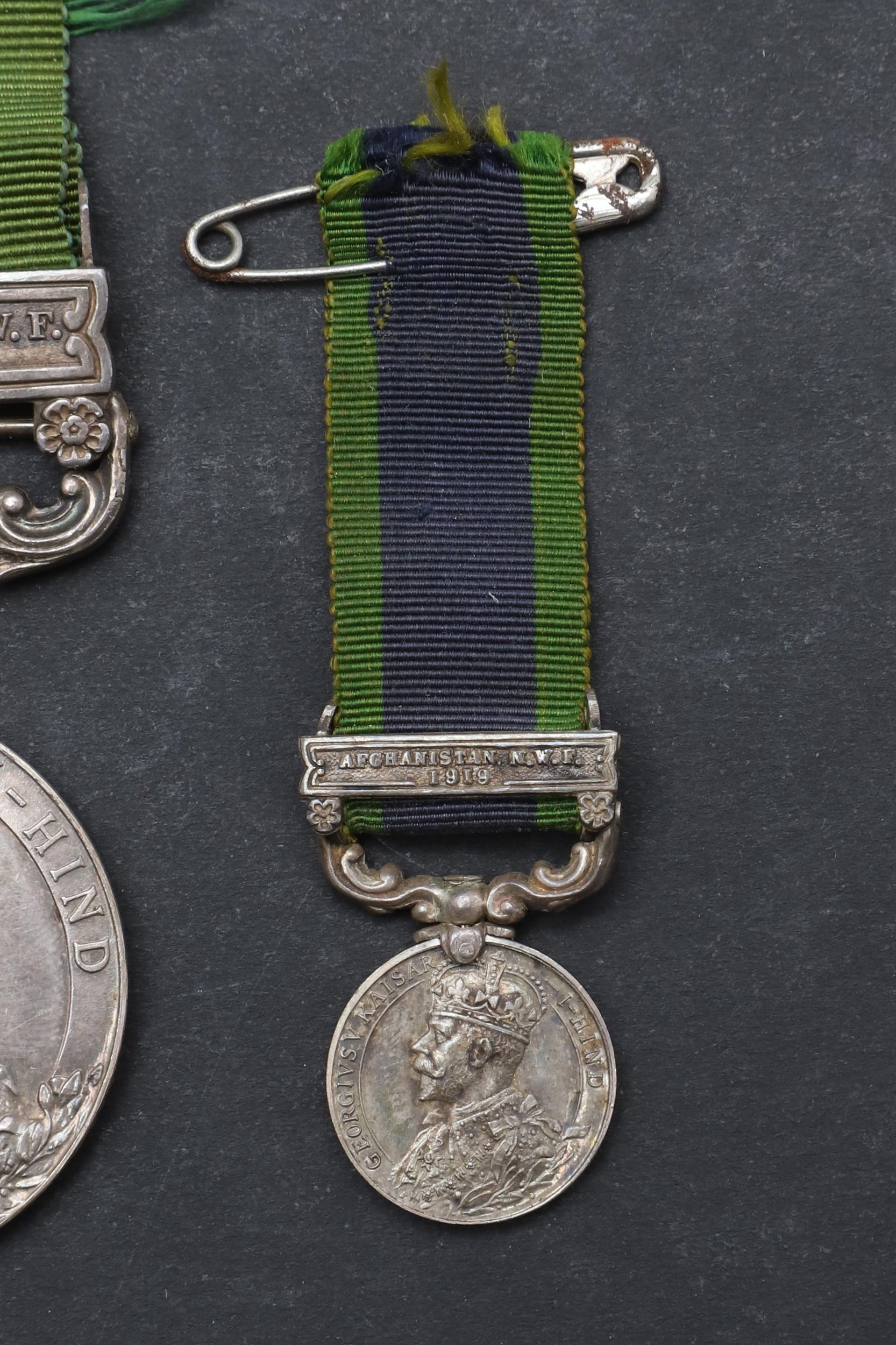 TWO INDIA GENERAL SERVICE MEDALS APPARENTLY AWARDED TO THE SAME MAN, A ...