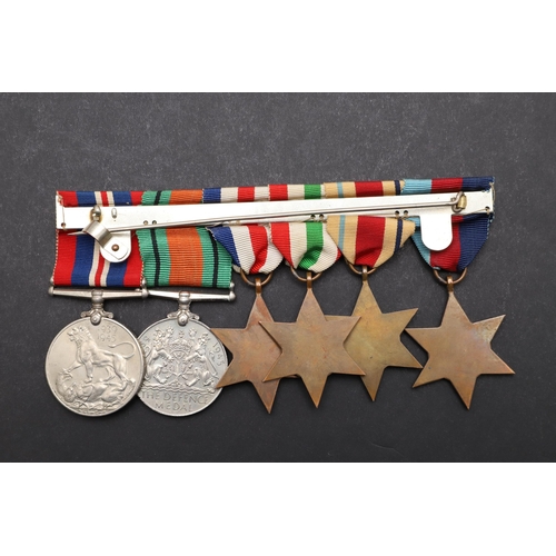 561 - A SECOND WORLD WAR GROUP OF SIX AND IMPERIAL SERVICE MEDAL TO ROBERT BRAY. A Second World War group ... 