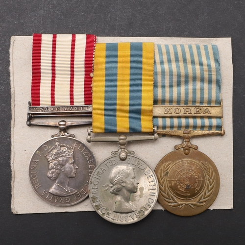 567 - A GENERAL SERVICE AND KOREA TRIO TO THE ROYAL NAVY. A Royal Navy General Service Medal 1909-1962 wit... 