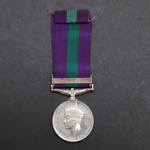 569 - A GENERAL SERVICE MEDAL 1918-1962 WITH MALAYA CLASP TO THE R.A.F. An Elizabeth II General Service Me... 