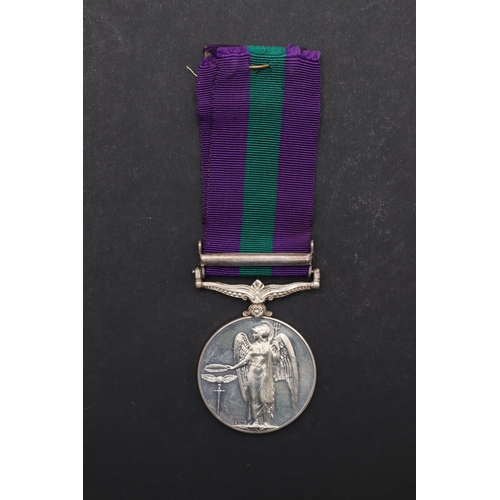 569 - A GENERAL SERVICE MEDAL 1918-1962 WITH MALAYA CLASP TO THE R.A.F. An Elizabeth II General Service Me... 