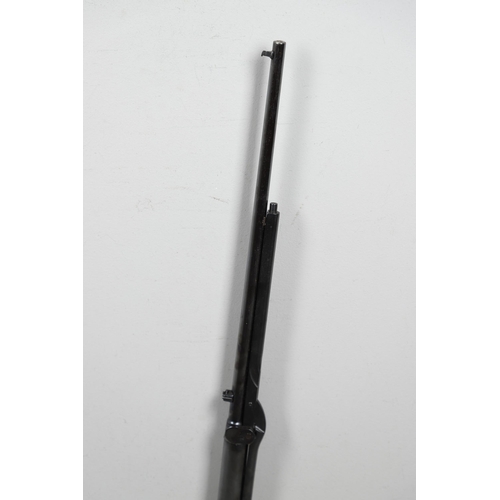 57 - AN UNUSUAL .177 BSA CLUB AIR RIFLE. A BSA .177 Air Rifle with a 49cm barrel with rotating loading po... 