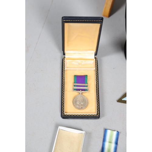 571 - COPY SOUTH ATLANTIC MEDALS AND TWO OTHERS WITH UNIFORM TO 2 PARA. A Copy South Atlantic Medal with r... 