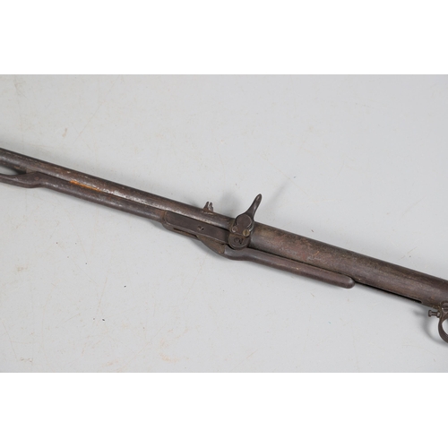 58 - AN EARLY BSA IMPROVED MODEL D 0.177 AIR RIFLE. The 49 cm barrel numbered 27143 with under lever cock... 