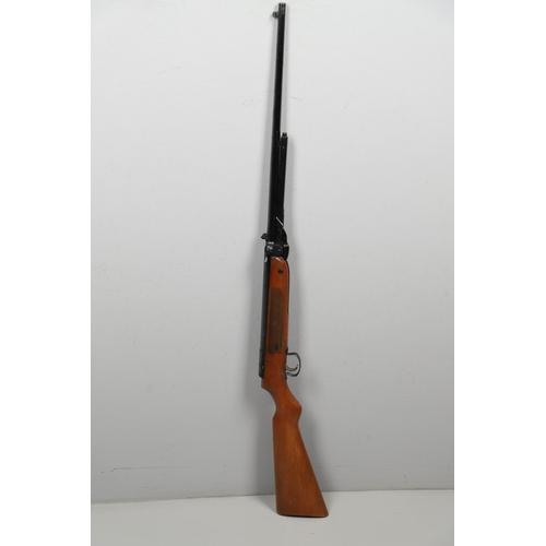 60 - A WEBLEY MARK 3 .22 AIR RIFLE. A Webley Mark 3 Series III  Air Rifle, with a 47cm barrel and rotatin... 