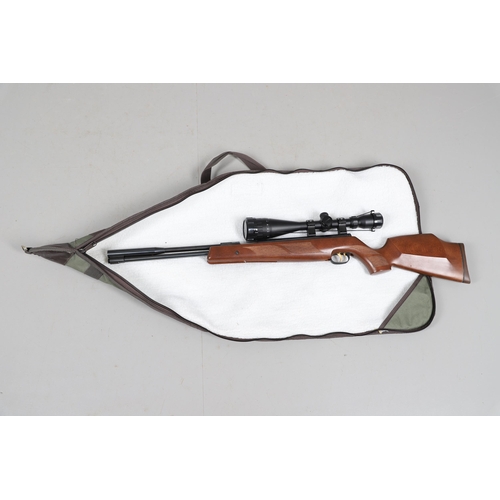 62 - A WEIHRAUCH HW 97K .22 AIR RIFLE AND TRAVELLING CASE. A Weihrauch HW 97K .22 air rifle number 189297... 